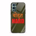 Bahot Hard Printed Glass Back Phone Case