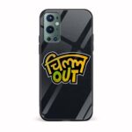 Chill Out Printed Glass Back Phone Case