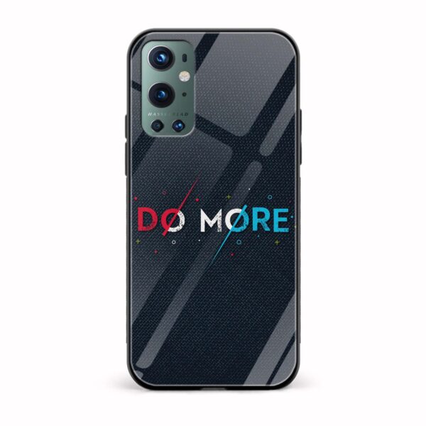 Do More Printed Glass Back Phone Case