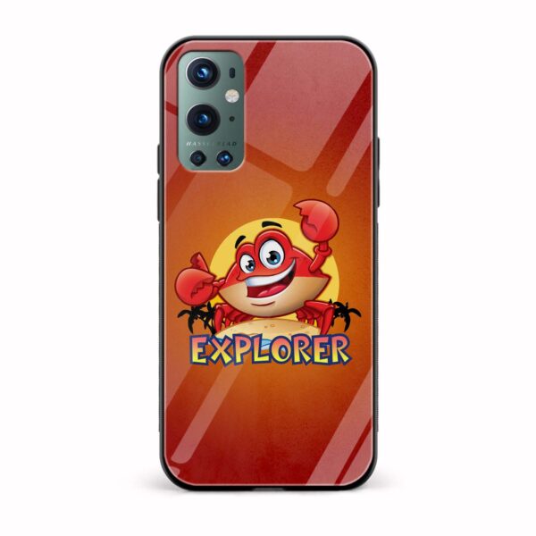Explorer Printed Glass Back Phone Case