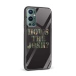 How's The Josh? Printed Glass Back Phone Case - Image 2