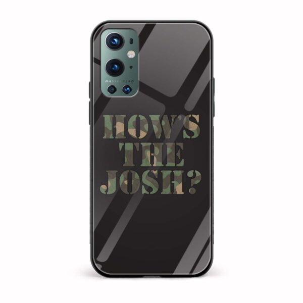 How's The Josh? Printed Glass Back Phone Case