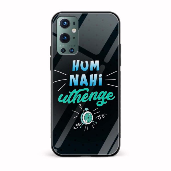 Hum Nahi Uthenge Printed Glass Back Phone Case