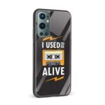 I Used To Be Alive Printed Glass Back Phone Case - Image 2