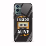 I Used To Be Alive Printed Glass Back Phone Case