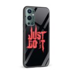 Just Do It Printed Glass Back Phone Case - Image 2