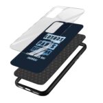 London Paris NewYork EK Din Main Bhi Jaunga Printed Glass Back Phone Case - Image 3