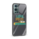 Love,Pegs Aur Dhokha  Printed Glass Back Phone Case - Image 2