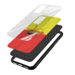 Overworked Underpaid Printed Glass Back Phone Case - Image 3