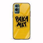 Paka Mat Printed Glass Back Phone Case