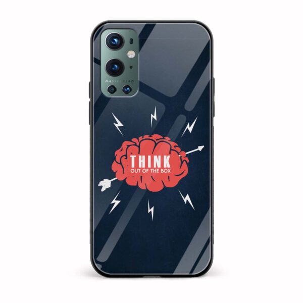 Think Out Of The Box Printed Glass Back Phone Case