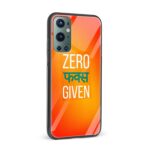 Zero F**ks GivenPrinted Glass Back Phone Case - Image 2