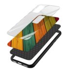 Wooden  Printed Glass Back Phone Case - Image 3