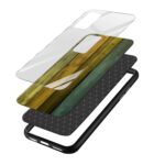 Wooden  Printed Glass Back Phone Case - Image 3