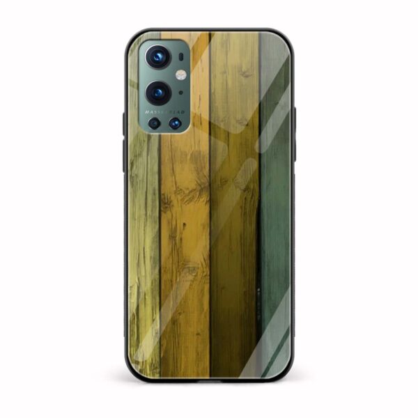 Wooden  Printed Glass Back Phone Case