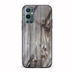Wooden  Printed Glass Back Phone Case
