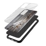 Wooden  Printed Glass Back Phone Case - Image 3