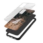 Wooden  Printed Glass Back Phone Case - Image 3