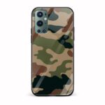 Camouflage Glass Back Phone Case