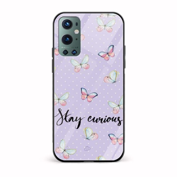 Stay Curious  Glass Back Phone Case
