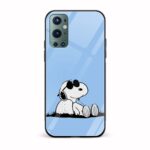 Snoopy Dog  Glass Back Phone Case