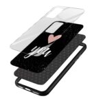 Love You Glass Back Phone Case - Image 3