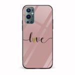 Love  Glass Back Phone Case