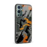 Camouflage Grey  Glass Back Phone Case - Image 2