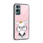A Cute Bunny Glass Back Phone Case - Image 2