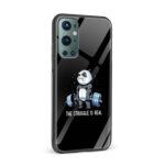 The Struggle Is Real Glass Back Phone Case - Image 2