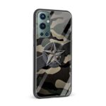 Captain America Camo  Glass Back Phone Case - Image 2