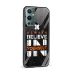 Always Believe In Yourself Glass Back Phone Case - Image 2
