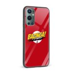 Sheldon's Bazinga  Glass Back Phone Case - Image 2