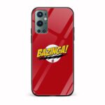Sheldon's Bazinga  Glass Back Phone Case