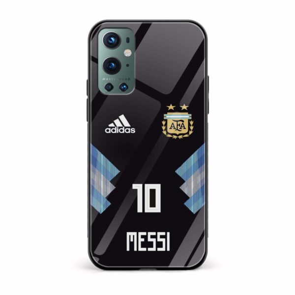 Messi 10  Glass Back Phone Case