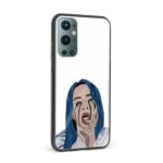 A Girl With Tears  Glass Back Phone Case - Image 2