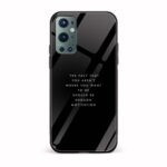The Fact That you Aren't Where You Should Be Enough Motivation Glass Back Phone Case