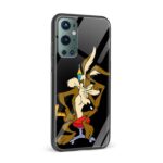 Road Runner The Coyote Glass Back Phone Case - Image 2