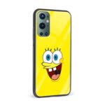 Yellow SpongeBob Glass Back Phone Case - Image 2