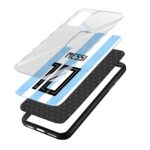 Messi Jersey 10 Glass Back Phone Case - Image 3