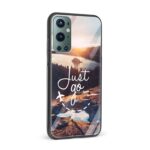 Just Go With The Flow Glass Back Phone Case - Image 2