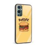Burger Is Love Glass Back Phone Case - Image 2