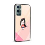 Always Hungry And Angry Girl Glass Back Phone Case - Image 2