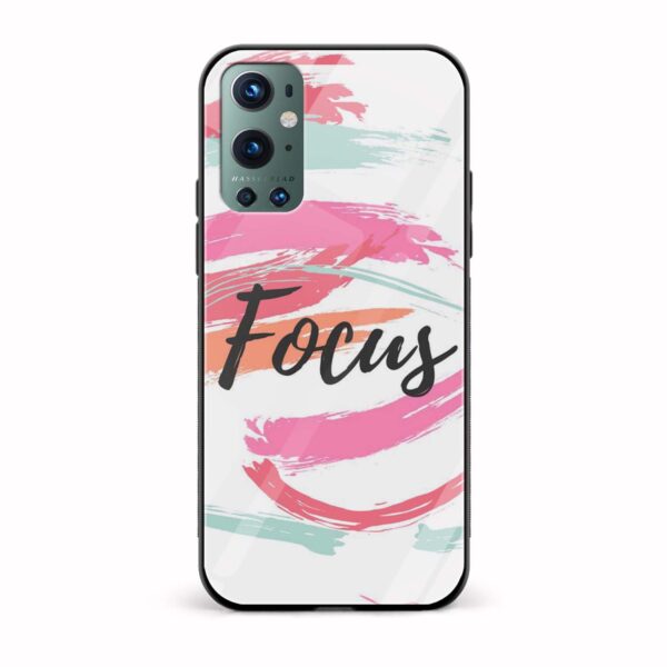 Focus on Your Goals Oil Painted Glass Back Phone Case
