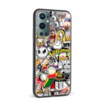 Cartoon Mix Glass Back Phone Case - Image 2