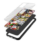 Cartoon Mix Glass Back Phone Case - Image 3