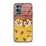 Chip and Dale Glass Back Phone Case