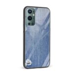 Denim Textured Glass Back Phone Case - Image 2