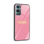 Girl Boss Glass Back Phone Case - Image 2