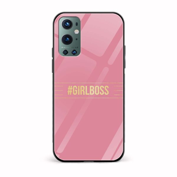 Girl Boss Glass Back Phone Case